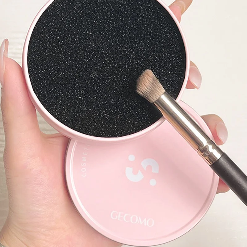 Boîte de nettoyage de pinceaux de maquillage, éponge de nettoyage rapide, pinceaux de fard à paupières, nettoyeur à sec, lavage cosmétique, outil de poudre propre, accessoires de maquillage