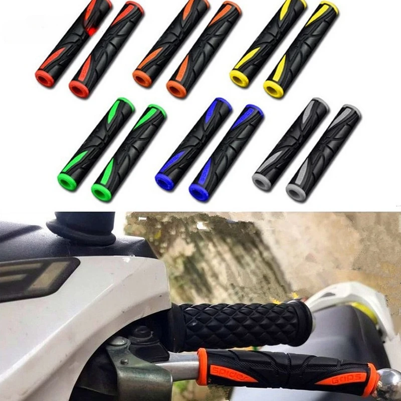 

2 шт., мягкая противоскользящая прочная тормозная ручка для мотоцикла, силиконовый рукав, аксессуары для руля, крышка тормозной ручки