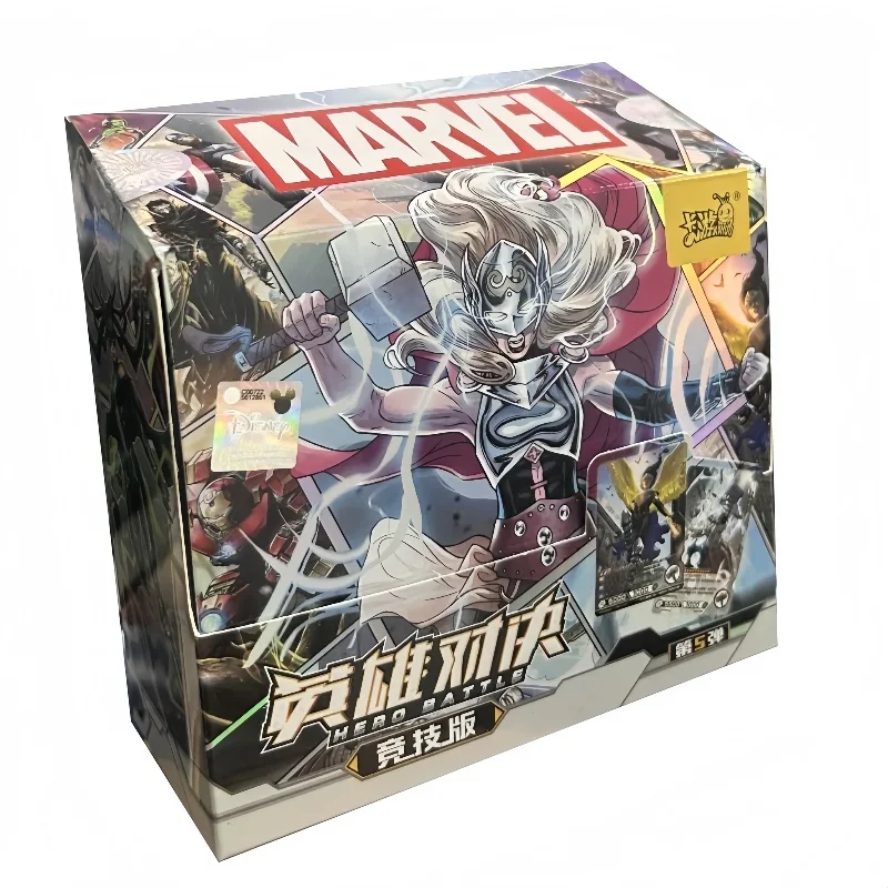 KAYOU 120Pcs Marvel Card Avengers Set SSR CR Rare Card Spider-Man Iron Man Competitive Edition Collectible Toy