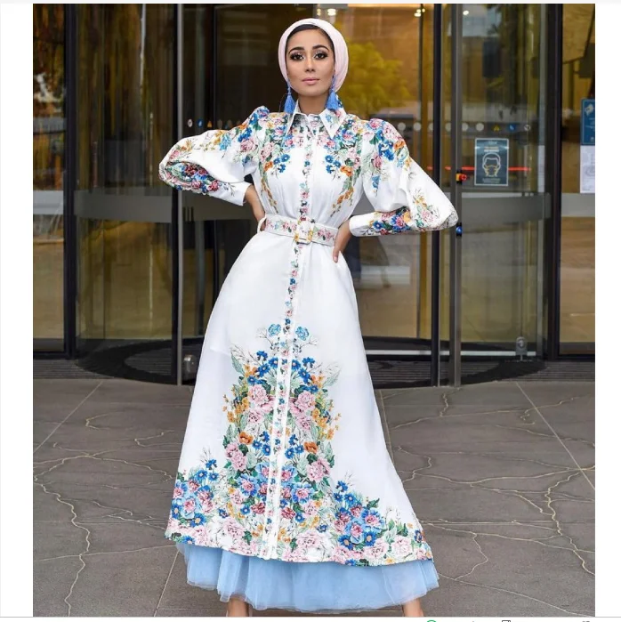 Vestido musulmán árabe de Ramadán Eid Mubarak Abaya para mujer, ropa islámica, bata larga, vestido femenino, Dubái, Turquía