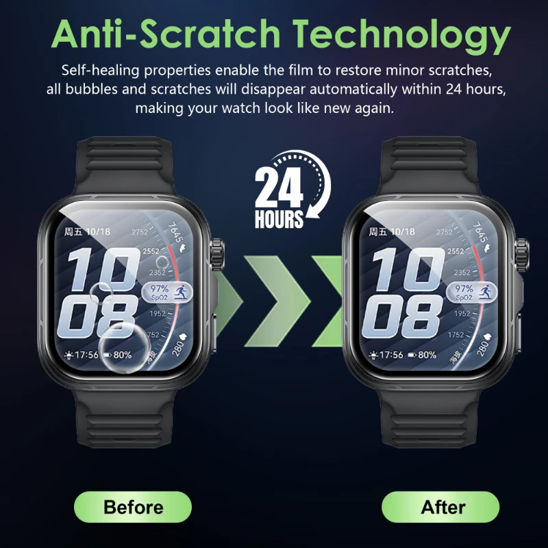 Install Tray Screen Protector for Huawei Watch Fit 5/5 Pro Anti-scratch Protective Film Coverage Protective Film Accessories image 3