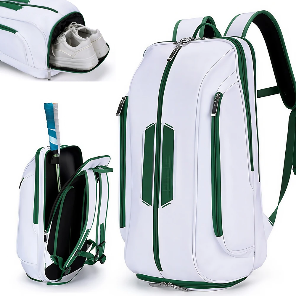 1PCS Multi-Use Beach Tennis Bag for Sport Convertible Padel Backpack with Shoe Compartment, Laptop Sleeve,Fence Hook