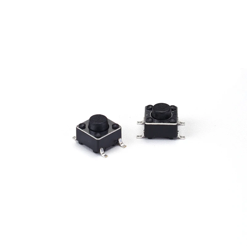 10 Stück 6*6*5 Tastschalter Drucktastenschalter Mikroschalter SMD SMT Höhe 5mm EIN/AUS-Tasten für Elektronik – Detail 3