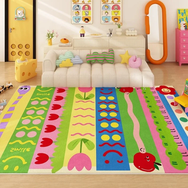 Dopamine Color Carpets for Living Room Ins Style Bedroom Decor Large Carpet Thicken Plush Lounge Floor Mat Home Fluffy Soft Rug