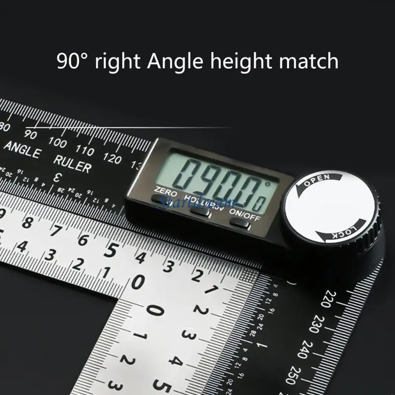 90 Degree L Square Ruler Woodworking Measuring Tool for Architects K92C