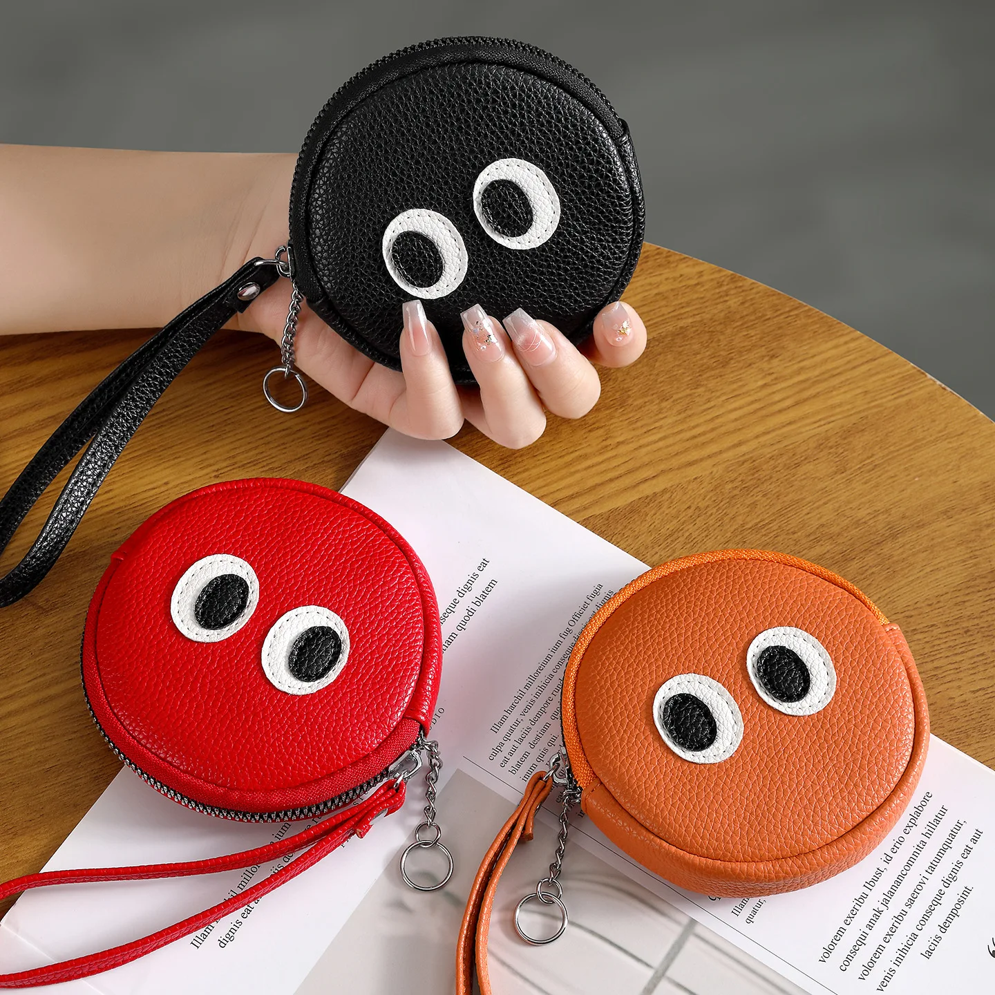 High Grade Kuh Leder Geldbörse Damen Mode Schlüssel Tasche Frauen Luxus Kleine Brieftasche Bank Karte Bluetooth Headset Organizer Tasche