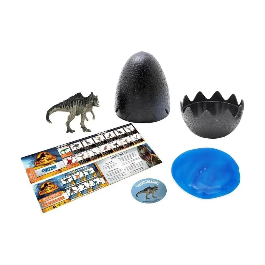 Jurassic World Dominion CAPTIVZ Clash Edition Slime Egg 4-Pack or 1-Pack Increditoyz Bundled Set Blind Box