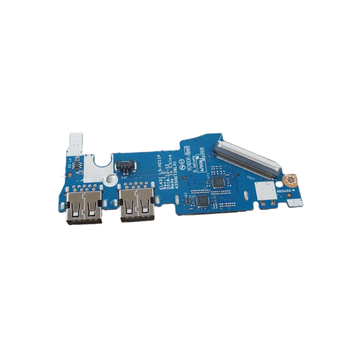 2pcs New Genuine Laptop Switch USB Board for Lenovo Xiaoxin 14-2019 S340-14IWL 14IIL EL431 LS-H211P