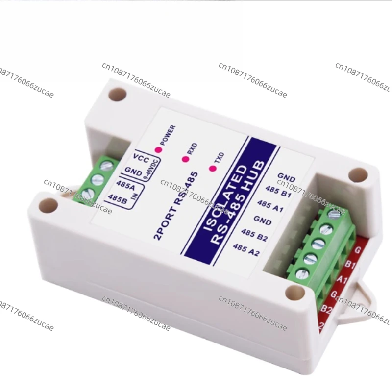 

Repeater Photoelectric Isolation Industrial Grade RS485 Hub 2-port Signal Amplifier, Anti-interference and Lightning Protection