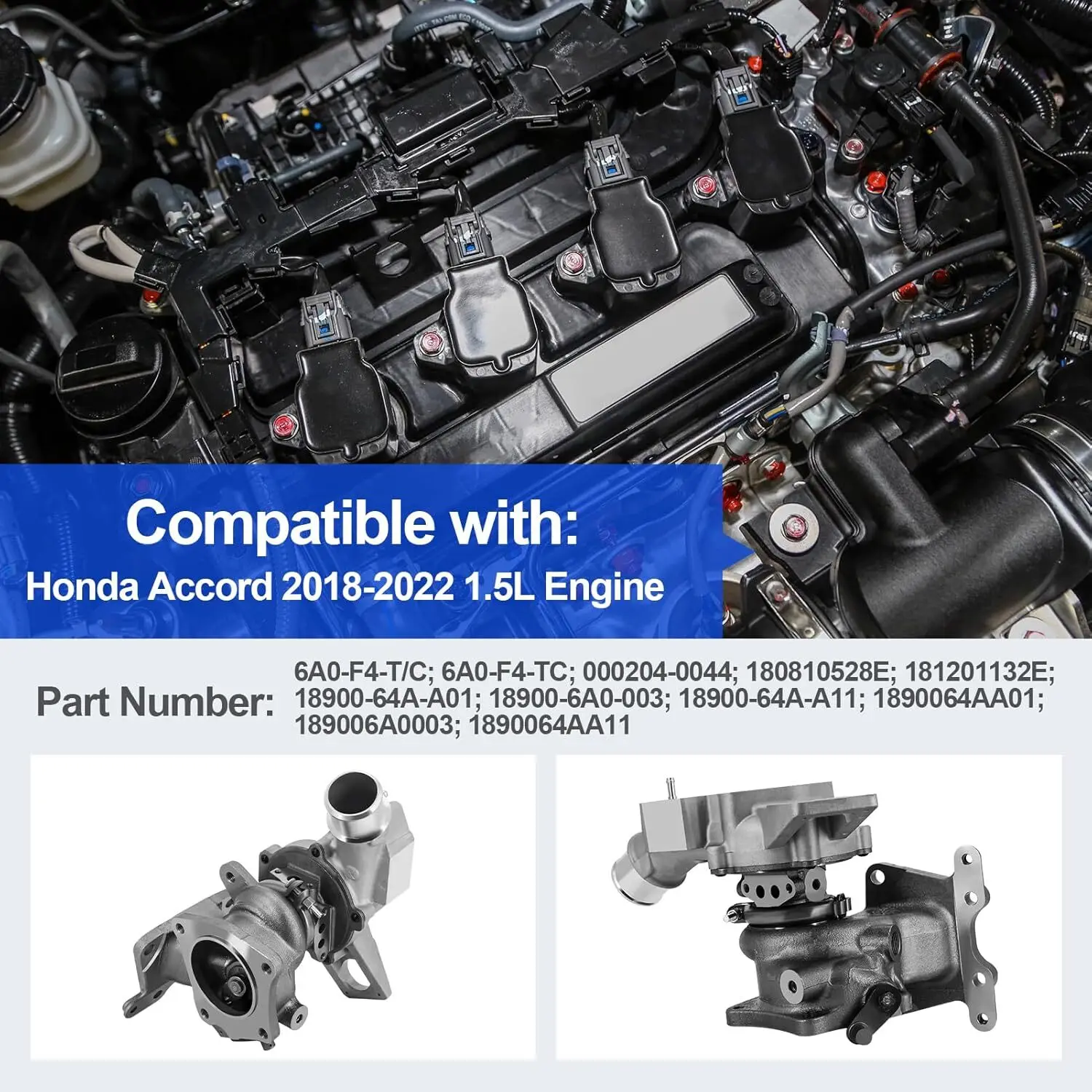 Турбокомпрессор для HONDA ACCORD 1.5L 6A0-F4-T/C 181201132E VG16 2018-2020 гг.