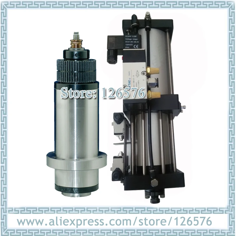 

ATC Belt drive spindle motor 90mm BT30 6000RPM / 8000RPM 5 bearing machine milling tool spindle + Air cylinder