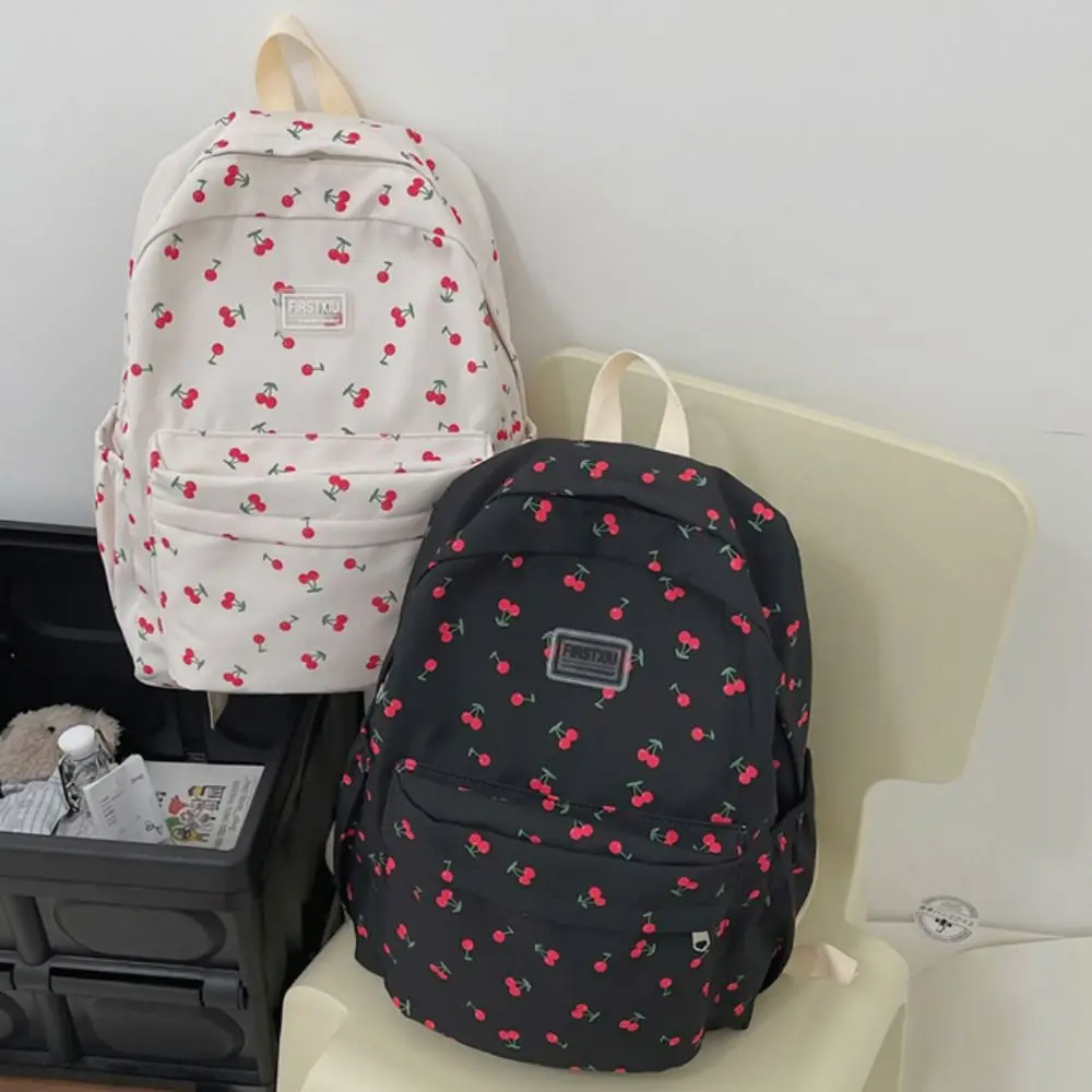 Nylon Fresh Girl Student Backpack Large Capacity Anti-theft Student School Bags Korean Style Multifunction