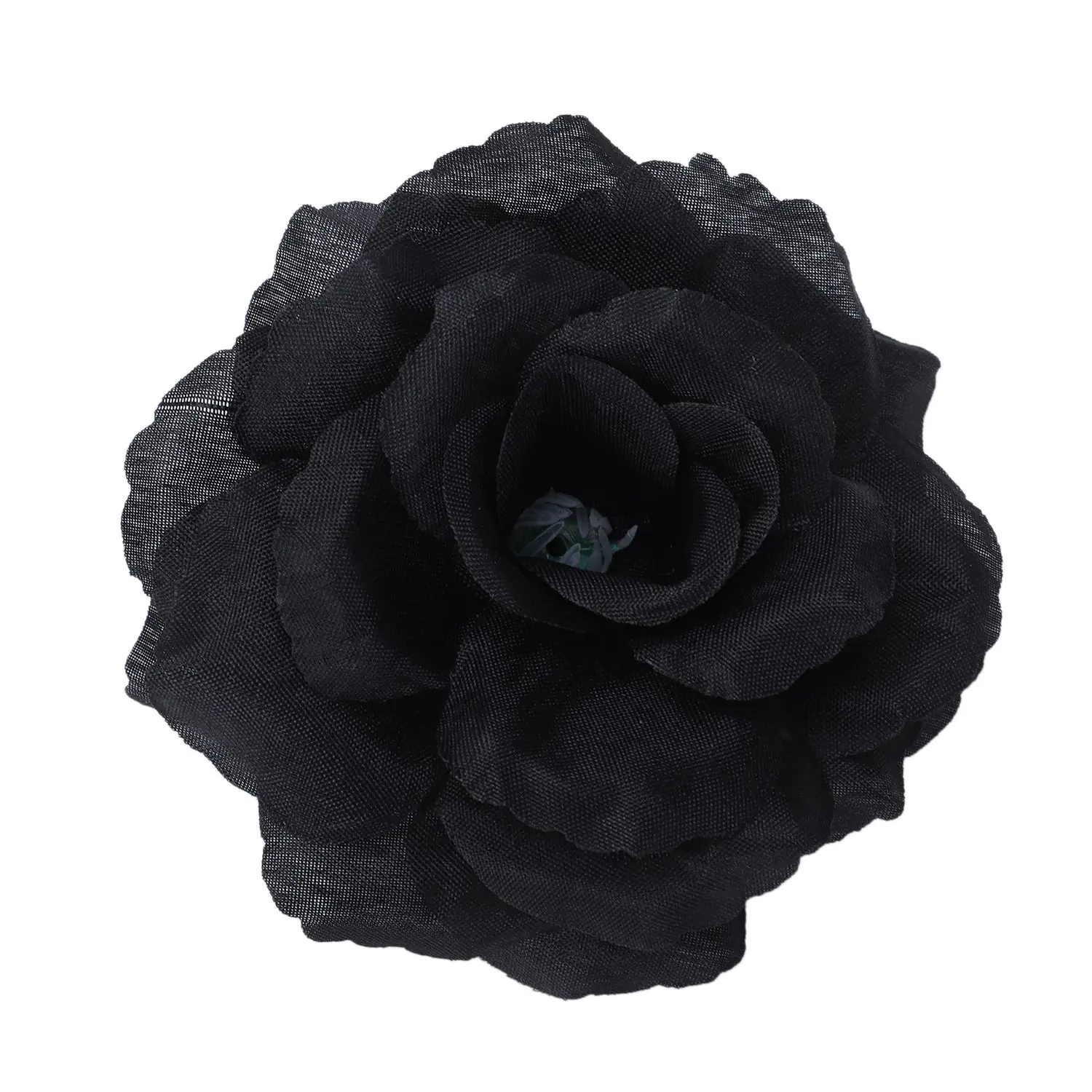 20 Pcs Black Rose Artificial Silk Flower Party Wedding House Office Garden Decor fai da te