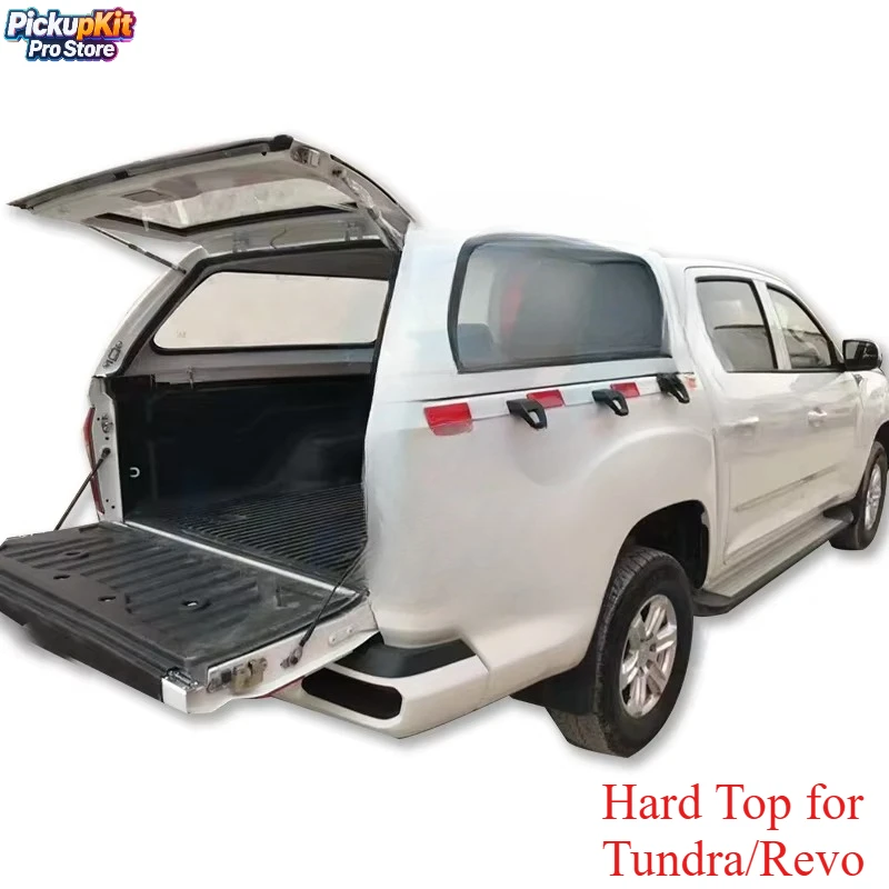 Wholesale Tundra/Revo Canopy Aluminum 4x4 Hardtop W/Glass Window Waterproof Locking No-Drill