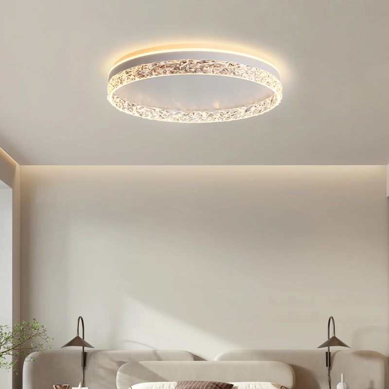 

Dimmable Bedroom LED Ceiling Lights Modern Style Indoor Living Room Bedroom Master Light Circular Home Decorate Lighting Fixture