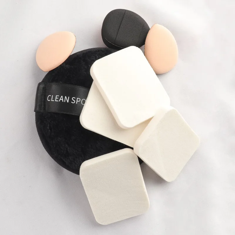 Set di pennelli per trucco professionale per fondotinta, ombretto, evidenziatore, fard, correttore con kit di spugne morbide