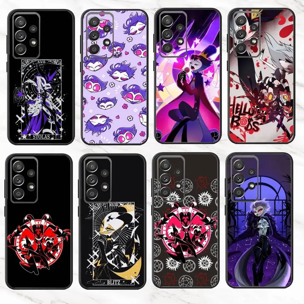 

S-Stolas C-Cartoon Phone Case For Samsung S25,S24,S21,S22,S23,S30,Ultra,S20,Plus,Fe,Note,10,9,5G Black Cover