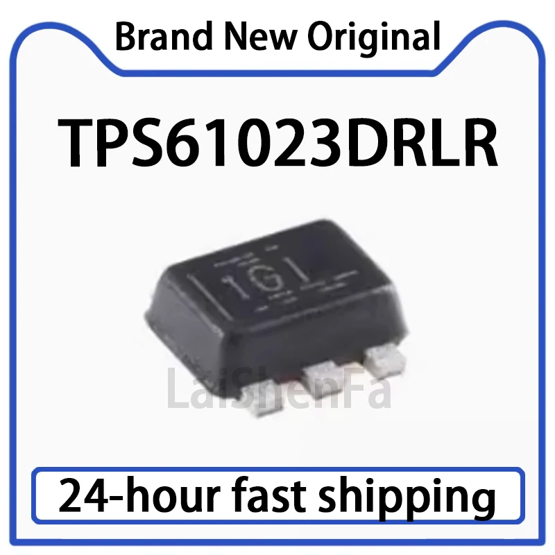 10PCS TPS61023DRLR SOT-5X3-6 3.7A Boost Converter with 0.5V Low Input Voltage, Original Stock Available