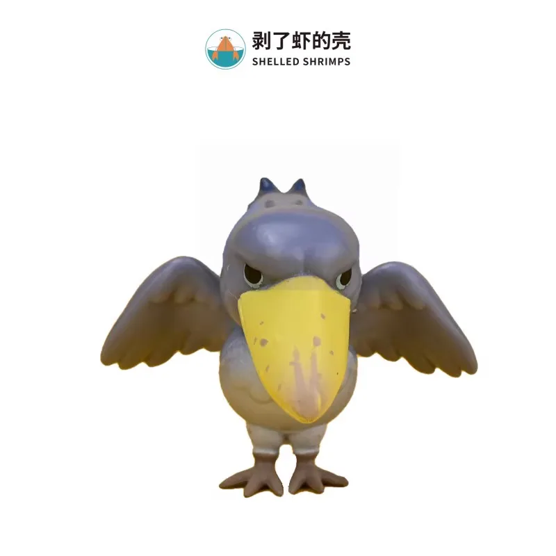 Original EPOCH Shoebill Qversion Mini Anime Animal Action Figure Bird Model Toys Gifts Cartoon Character Collection Ornament