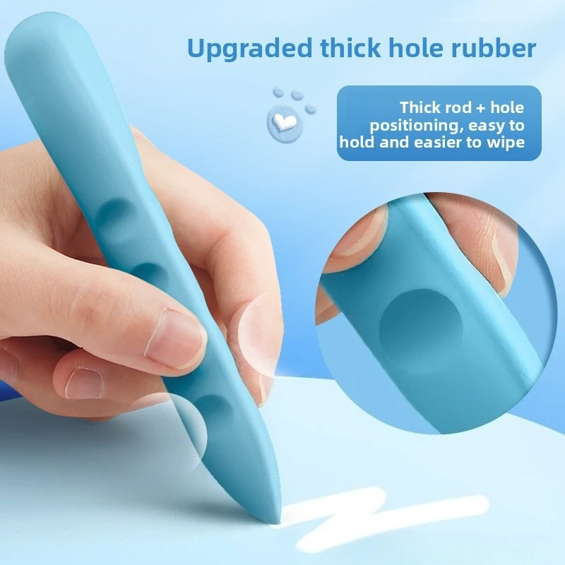 3/6PCS Creative Eraser, Large Hole & Dust-Free, No Residue, Ultra-Large, Soft Design, Non-Toxic, Clean, for Writing & Sketching