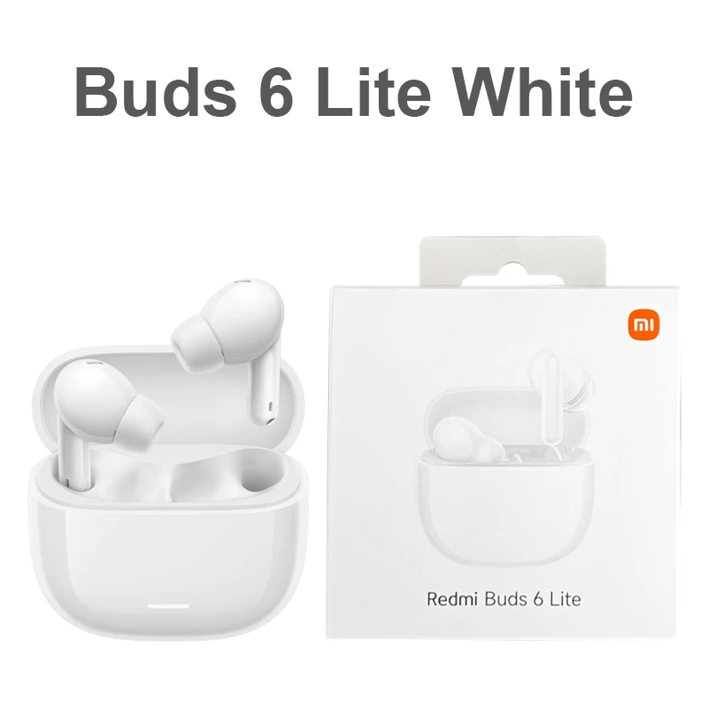 Redmi Buds 6 Youth Lite White Version Bluetooth Earphone Fashion Music sports running headphones Fully-in-ear earbuds