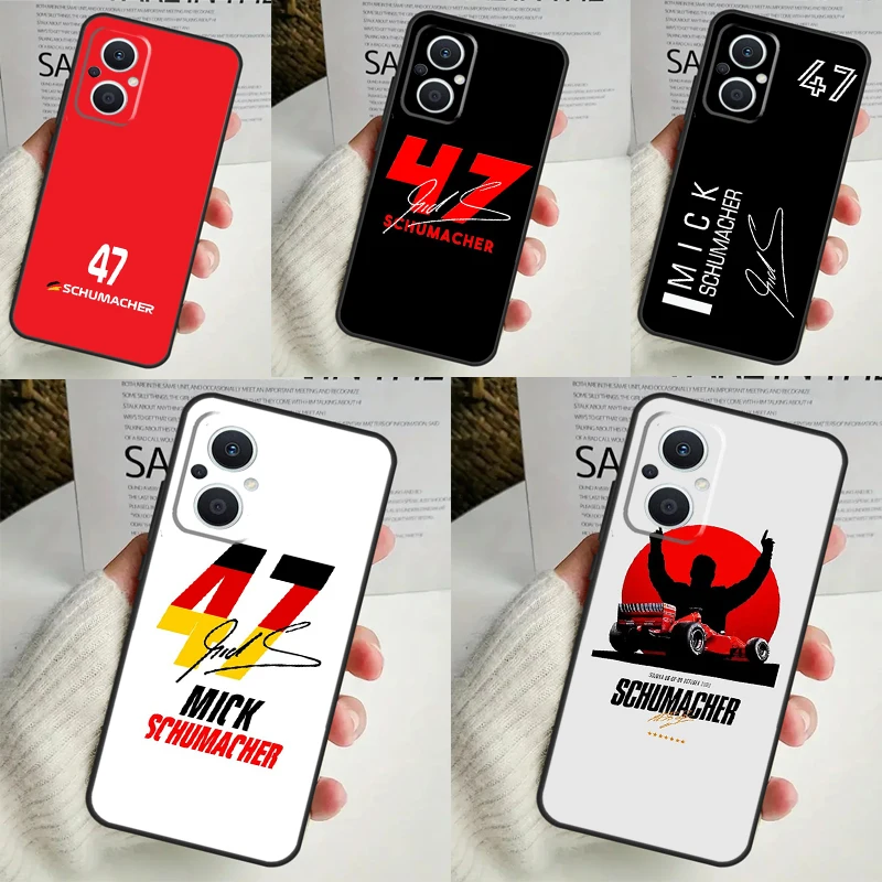 Schumacher Formula 1 F1 Case For OPPO Reno 8 7 6 5 4 Lite 8T 5Z 4Z 10 11F OPPO Find X5 X6 Pro X2 Neo X3 Lite Cover