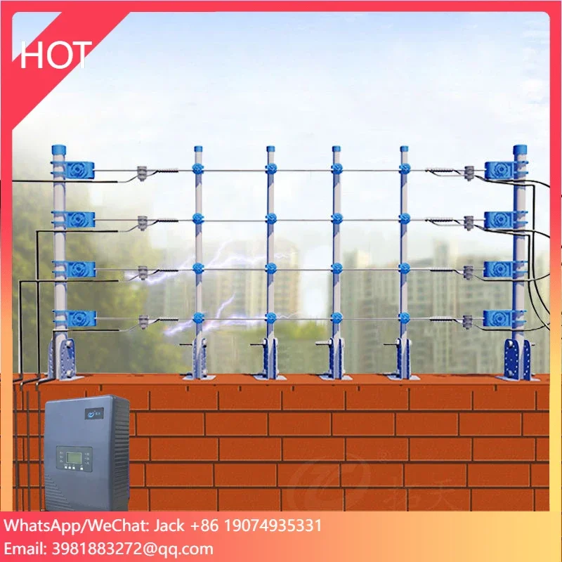 Electric Fence Wire Energizer For Electric Fence Insulators Intrusion Alarm System Security Alarm Fence