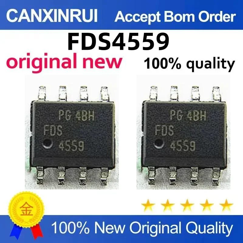 (10-300piezas)Brand new stock FDS4559 4559 SOP-8 One starting shot can be shot directly