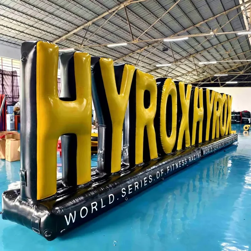 for Custom Letters Billboard Inflatable Advertising Balloon with Digital Printing Airtight Design Over 12ft Dimensions