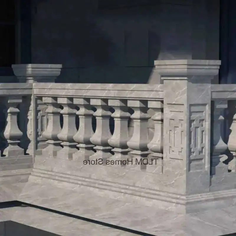 

European Roman Column Railing Mold Villa Home Balcony Guardrail Mold Cast-in-place Fence Cement Column Model Garden Buildings