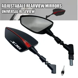 For Yamaha XJ6 F N XJ 6 DIVERSION Motorcycle Adjustabale Side Rearview Mirrors Universal  With Logo