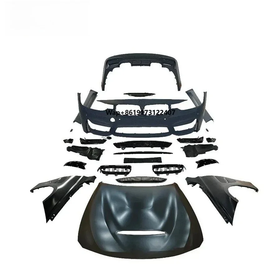 

Body Parts M3 Style for 3 Series F30 Upgrade F80 M3 Front Bumper Rear Bumper Fenders Side Skirts Hood Body Kit