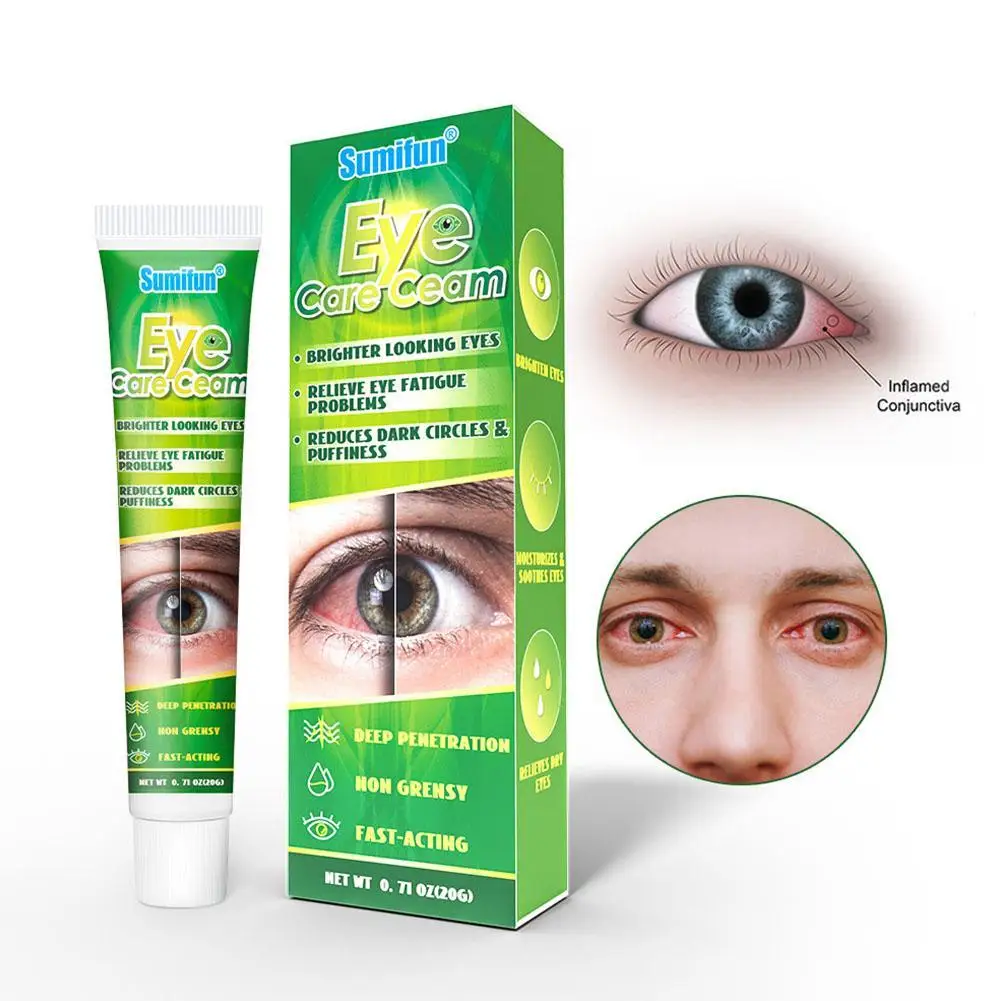 20g Chinese Herbal Medicine Eye Care Cream Brighter Looking Eyes Relieve Eye Fatigue Problems Reduces Dark Circles And Puffiness