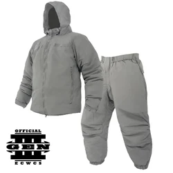 Tactical Outdoor Winter Hunting Training ECWCS GEN III L7 Warm Padded Suit Set Cold-proof Clothing