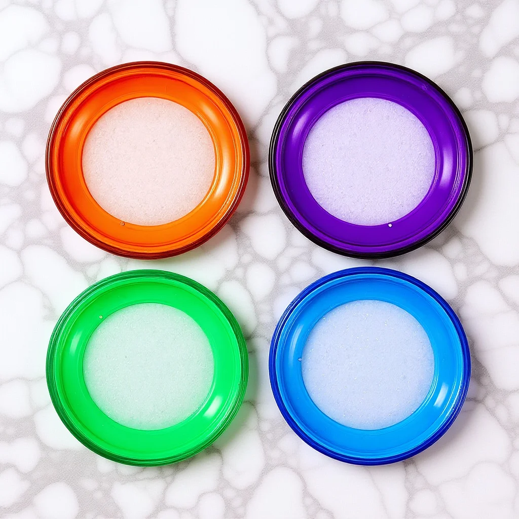 4 pezzi di tazza di spugna per bagnare le dita per contare denaro, in plastica, per dita bagnate, banche per attrezzi, negozi di efficienza finanziaria