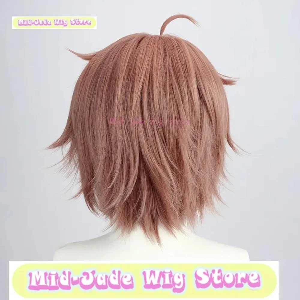 Mid-jade 가발 매장 스타 라이트 포레스트 코스프레 가발 애니메이션 게임 코스프레 시뮬레이션 두피 합성 머리 사마귀 둥지 남자 할로윈 가발