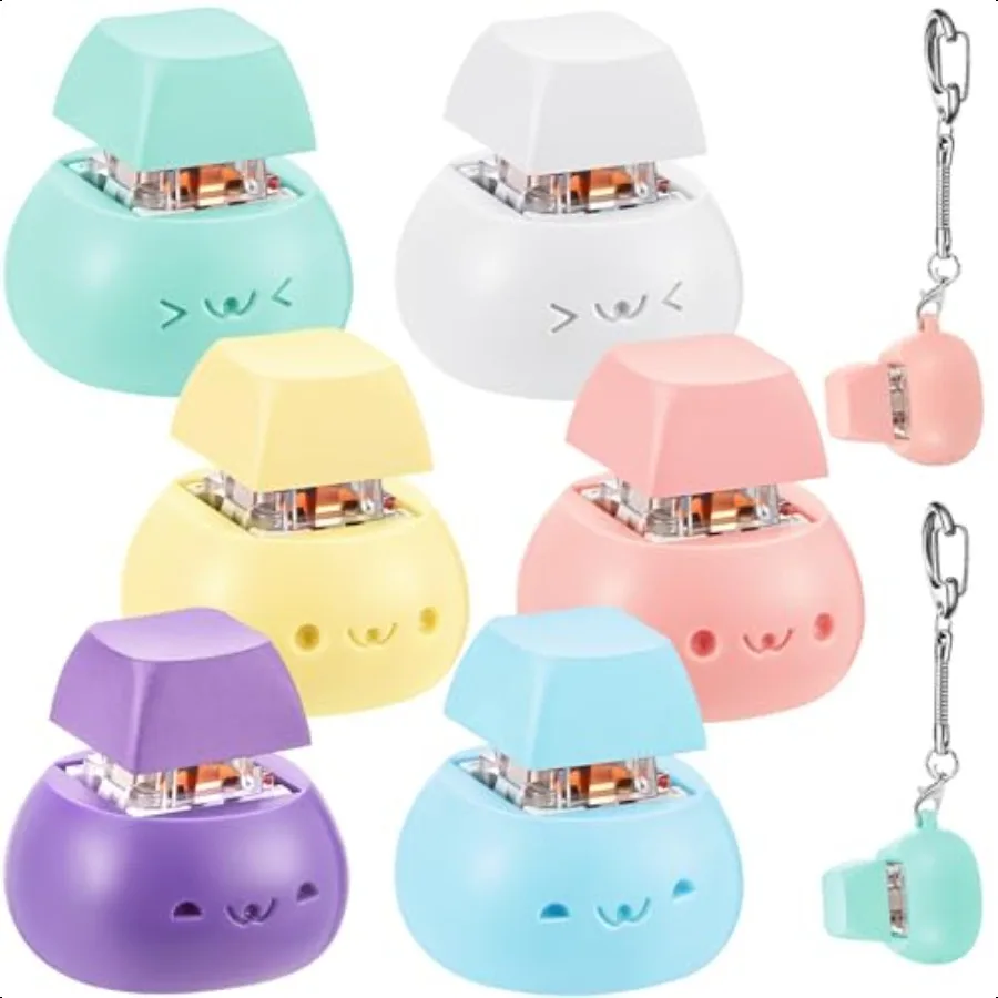 

Taiyin 6- шт. Decomprion Toys Клавиатура-кликер Игрушка-клавиатура Куб Механическая кнопка для ключей Str Relief для взрослых Подарки для облегчения пропускания