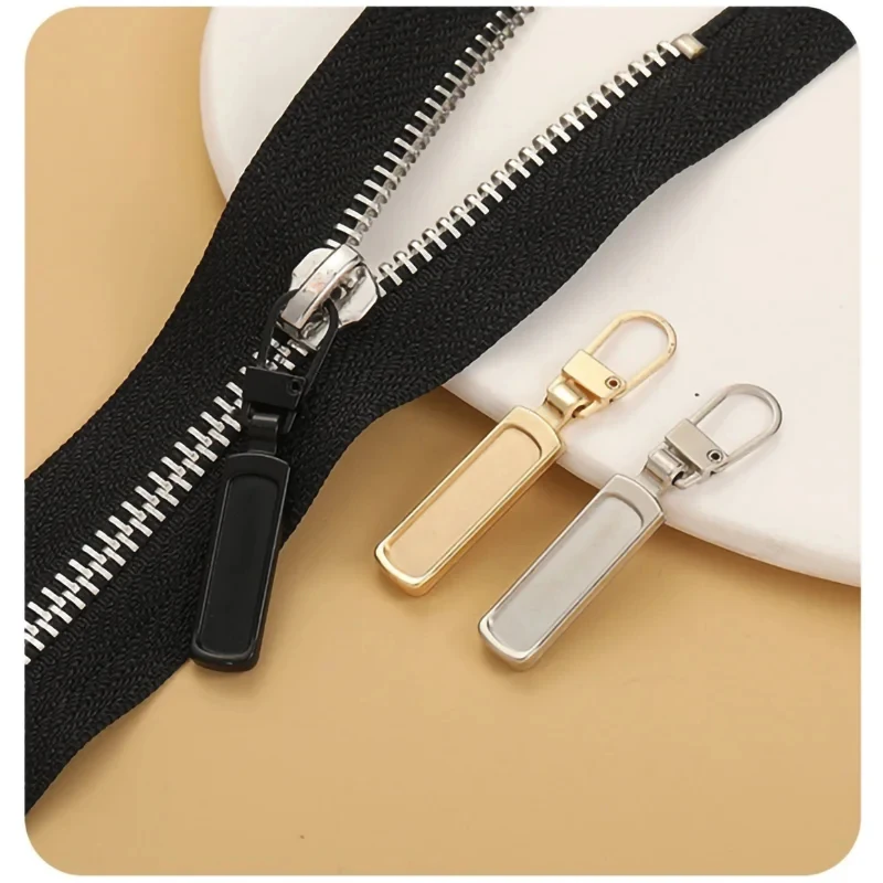5/10/20pcs Detachable Metal Replacement Zipper Head Pullers Universal for Repair Kit Suitcases Bags Clothing DIY Sewing Craft