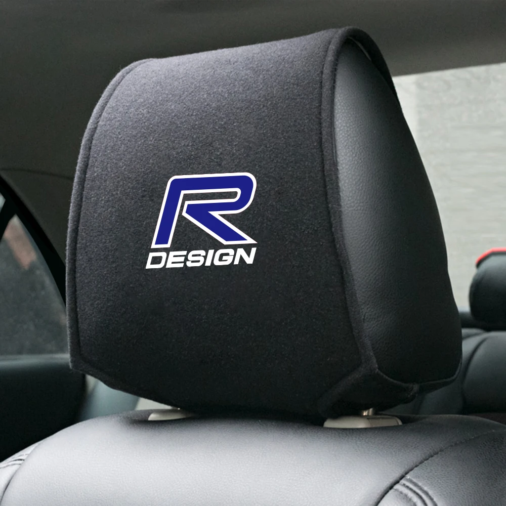 For Volvo R Design RDesign XC90 XC60 S60 V40 XC40 V60 V50 S40 XC70 C30 C70 C40 S70 S90 Car Seat Headrest Cover Auto Accessories