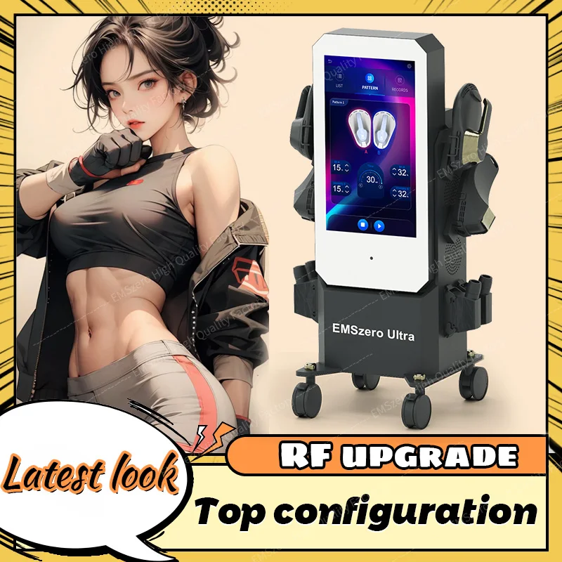 6500W EMS NOVA  Neo HI-EMT Weight Lose Machine Body Slimming Muscle Building Shape EMSZero With CE Approve