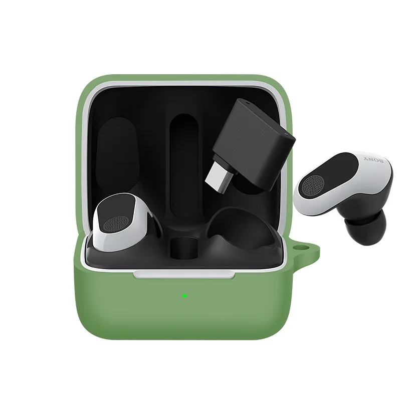 جراب سيليكون لسوني INZONE Buds ، مقاوم للتسرب ، مقاوم للأتربة