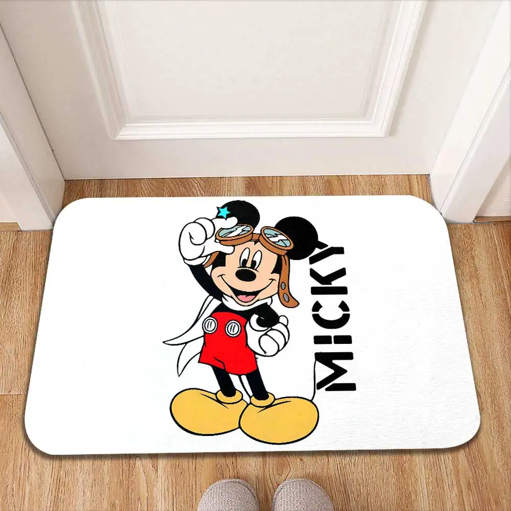 Alfombras de baño con dicjos de ratón Kawaii، alfombra para puerta delantera، alfombra para baño، pasillo، سالا ديستار، ديسمبر #1