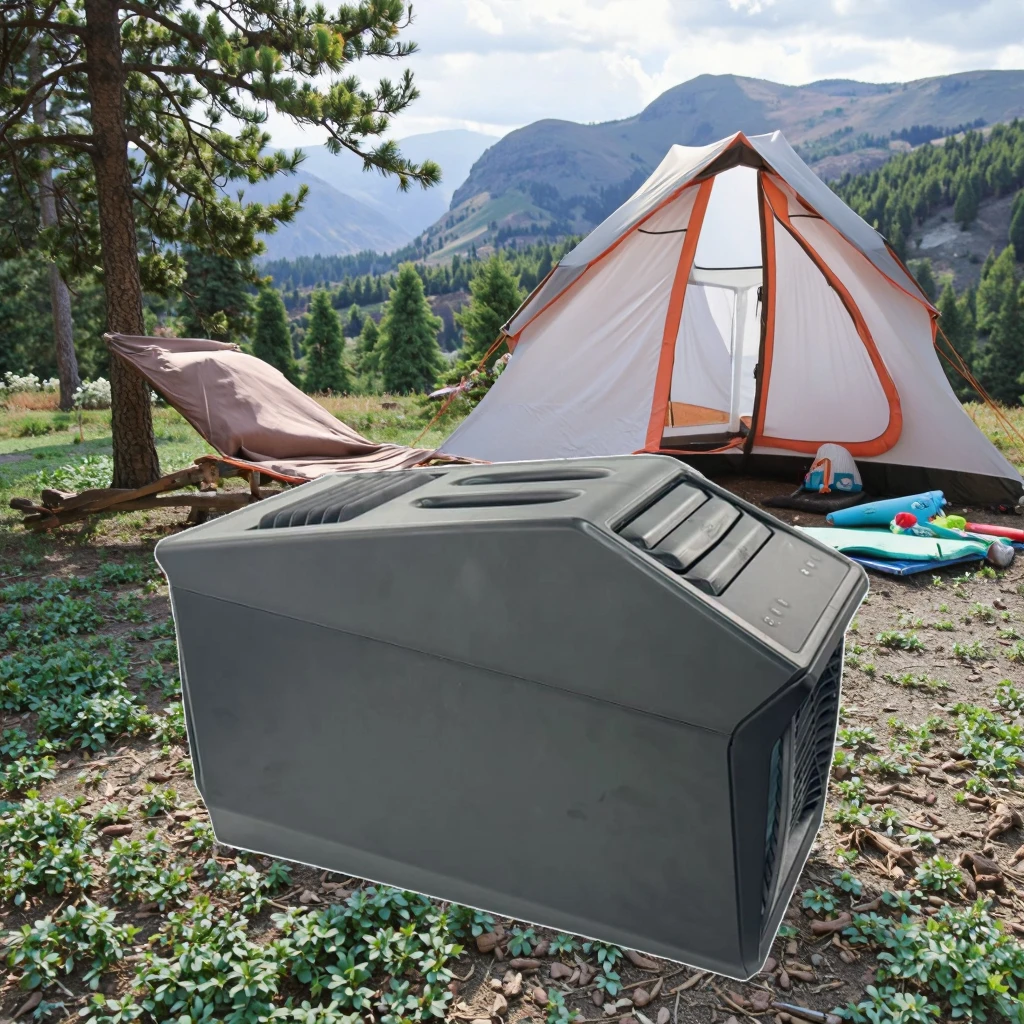 Mini Plastic Electric Air Conditioner 5100BTU Variable Frequency Energy Efficient Mobile for Tents Cars RVs Hotel Use