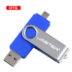 Pamięć flash USB OTG o dużej pojemności 128 GB o rzeczywistej pojemności 64 GB obrotowa pamięć kreatywny prezent biznesowy dyski USB