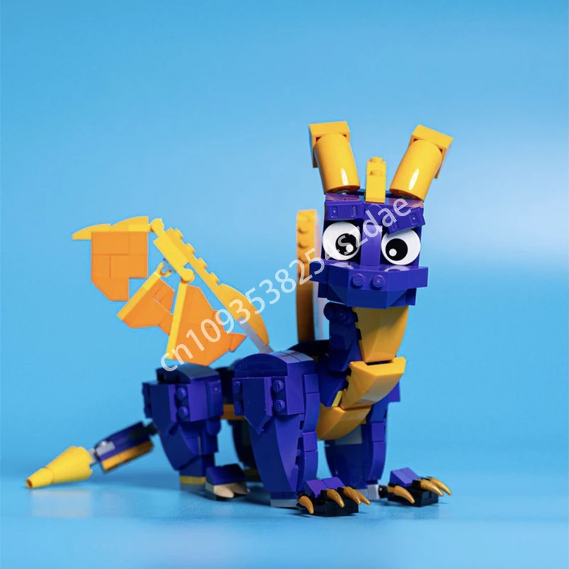 

366 шт. MOC переринулированные строительные блоки Spyro, креативная конструкция, рождественская игрушка, подарок для детей и взрослых, конструкция пластика