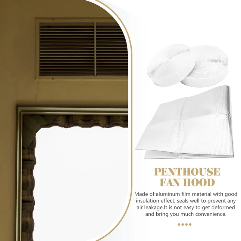 ABPQ-Attic Armour Attic Fan Cover,Insulation Cover With Strips Adhesive For Attic Fan,Attic Ceiling Shutter Cover