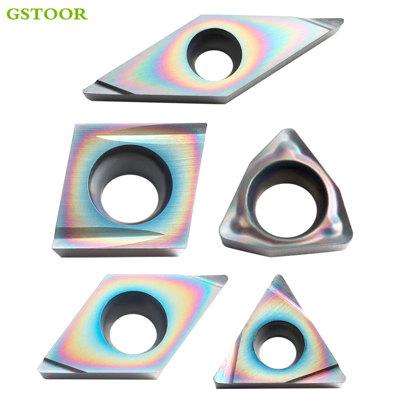 WBGT060102/04 CCGT060204/09T308 DCGT070202/04 TCGT110202/04 VBGT160401/02/04 CNC Finishing Turning Tools Hardened Steel Cutting