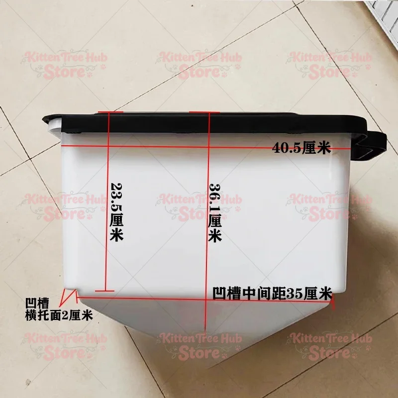 Double ditch fertilization feeder, large capacity 40 liters, electric poultry automatic feeder, single ridge sowing wheat A