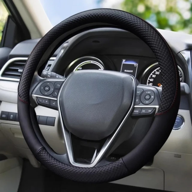 Microfiber Leather Steering Cover 2