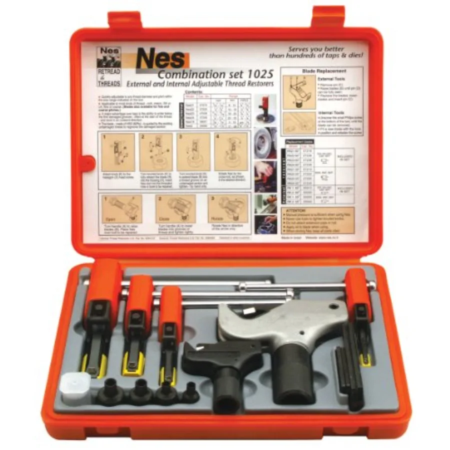 

Combination Thread Repair Set - External 4-38mm 5/32-1-1/2 In Internal 8-32mm